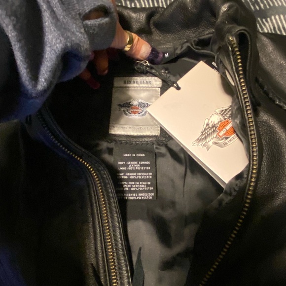 Harley Davidson Womens M Heritage Leather Jacket - Picture 13 of 14